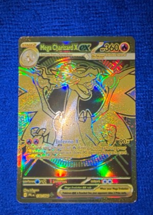 Mega Charizard X ex, graded 9.0