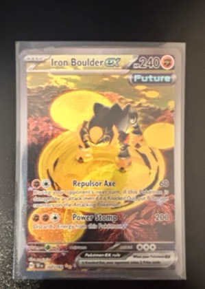 Iron Boulder ex, graded 8.5