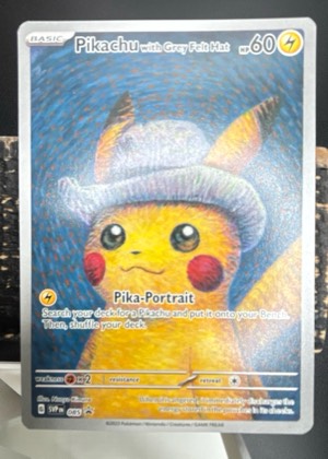 Pikachu with Grey Felt Hat graded 9