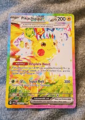Pikachu ex, graded 9.0
