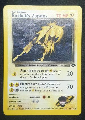 Rocket's Zapdos, graded 8.5