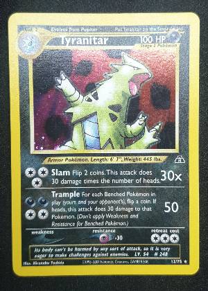 Tyranitar, graded 8.0