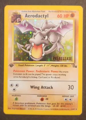 Aerodactyl (Prerelease), graded 7.5