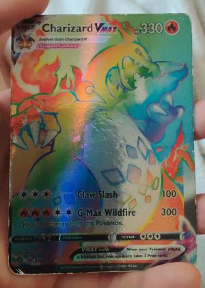 Charizard VMAX (Secret), graded 7.0