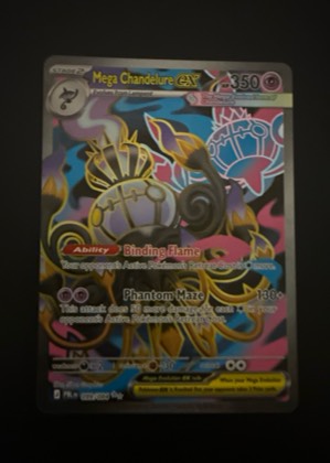 Mega Chandelure ex, graded 8.0