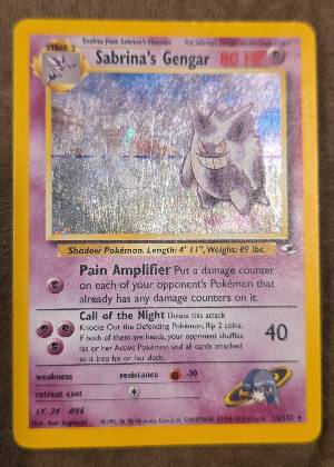 Sabrina's Gengar, graded 3.5