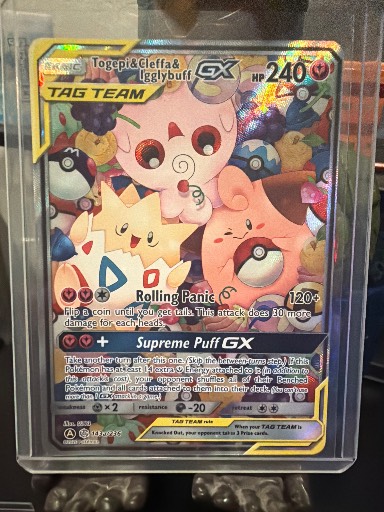 Togepi & Cleffa & Igglybuff GX, graded 9.0