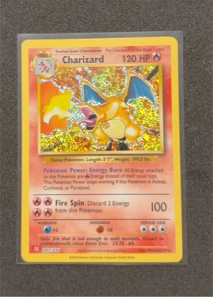 Charizard, graded 8.0