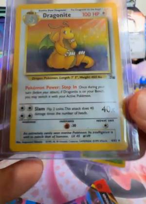 Dragonite, graded 7.5