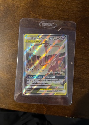 Espeon & Deoxys GX - SM240, graded 9.0
