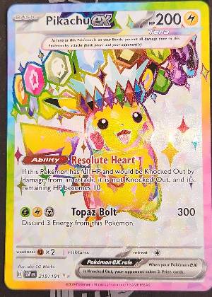 Pikachu ex, graded 9.0