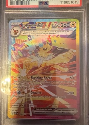 Jolteon ex graded 9.5