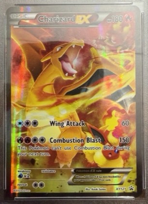 Charizard EX - XY121, graded 9.5