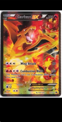 Charizard EX - XY121, graded 8.5