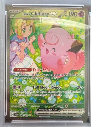 Lillie's Clefairy ex, graded 9.5