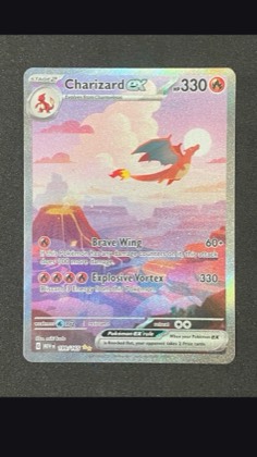 Charizard ex, graded 9.0