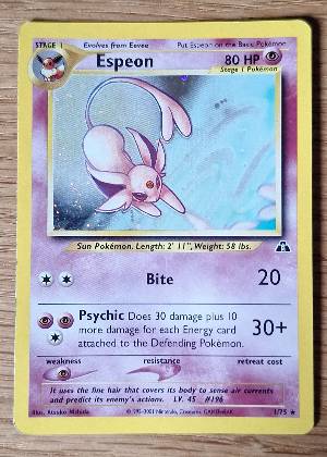 Espeon, graded 8.0