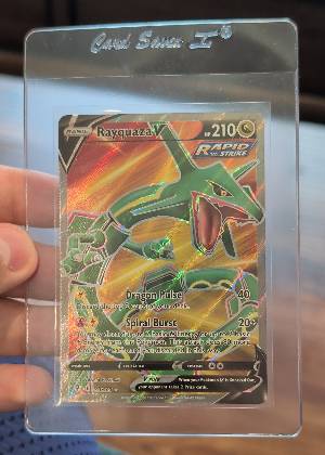 Rayquaza V (Full Art), graded 9.0