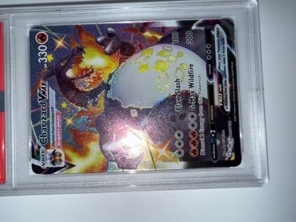 Charizard VMAX graded 9