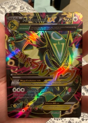 M Rayquaza EX (105 Full Art) graded 9