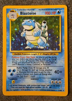 Blastoise graded 9
