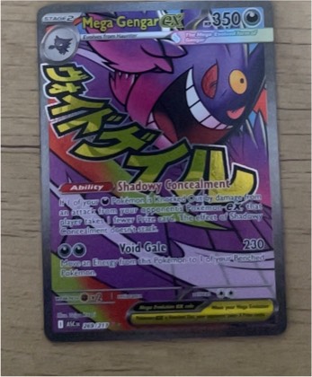 Mega Gengar ex graded 8.5