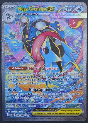 Mega Greninja ex, graded 9.5
