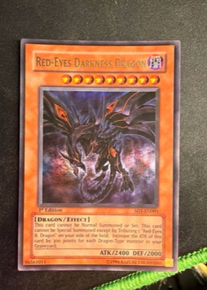 Red-Eyes Darkness Dragon, graded 9.0