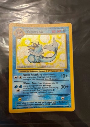 Vaporeon, graded 5.5