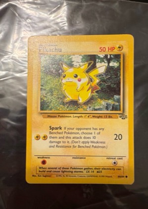 Pikachu, graded 7.5