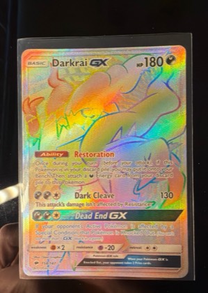 Darkrai GX (Secret), graded 9.0