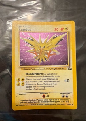 Zapdos, graded 5.0