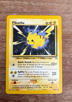Pikachu, graded 9.0