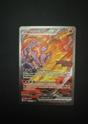Team Rocket's Moltres ex, graded 9.0