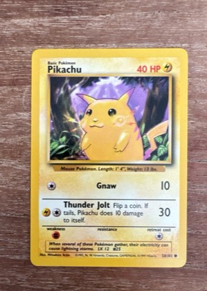 Pikachu, graded 9.0
