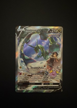Rayquaza V (Alternate Full Art), graded 9.0