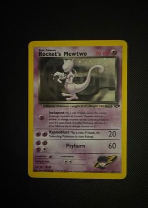 Rocket's Mewtwo, graded 9.0