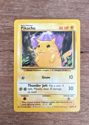 Pikachu, graded 9.0