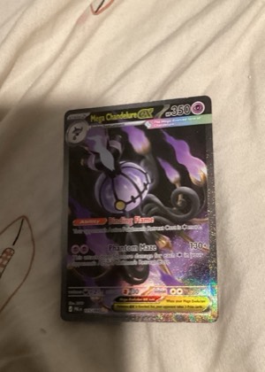 Mega Chandelure ex, graded 7.5