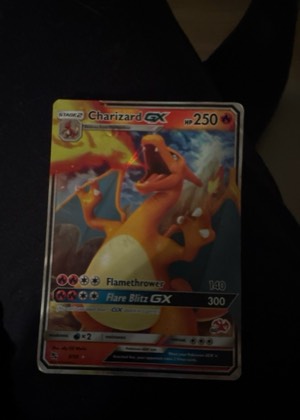 Charizard GX graded 8