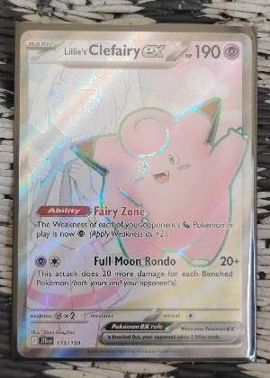 Lillie's Clefairy ex, graded 9.0