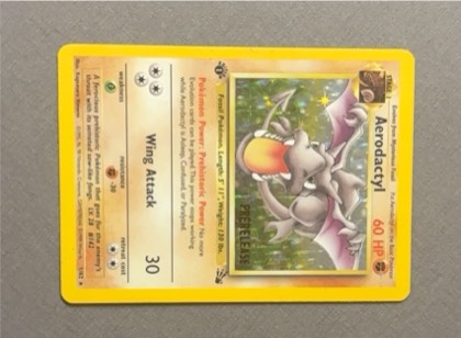 Aerodactyl (Prerelease) graded 6 & below