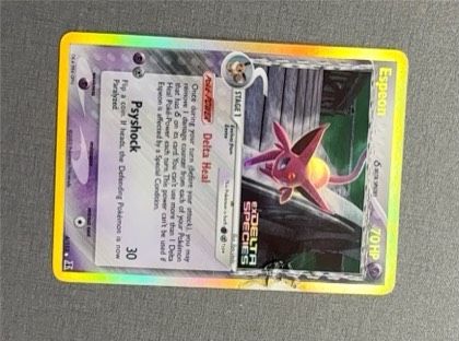 Espeon (Delta Species) graded 6 & below