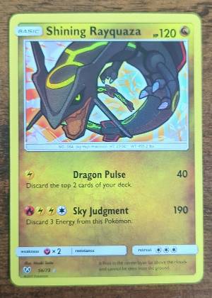 Shining Rayquaza, graded 8.0
