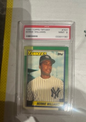 Bernie Williams, graded 9.0