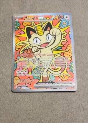 Meowth ex graded 8.5