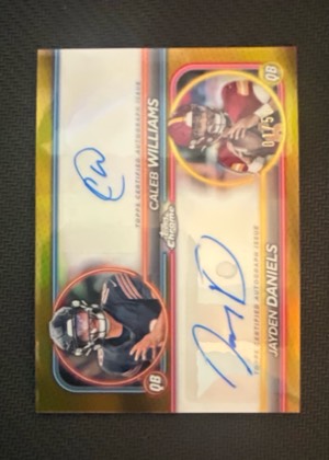 Caleb Williams / Jayden Daniels, graded 9.0