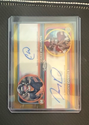 Caleb Williams / Jayden Daniels, graded 8.5