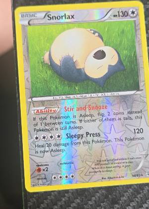Snorlax, graded 7.0