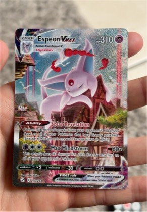 Espeon VMAX (Alternate Art Secret), graded 8.5